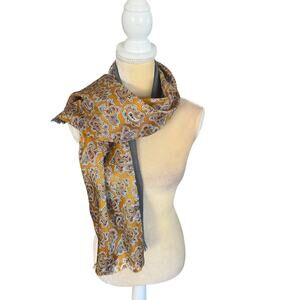 Vintage Royal Scot Zephyr Wool Scarf Paisley